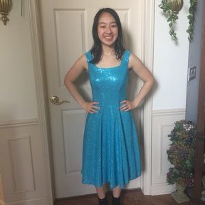 Beautiful Sparkly Blue Dress